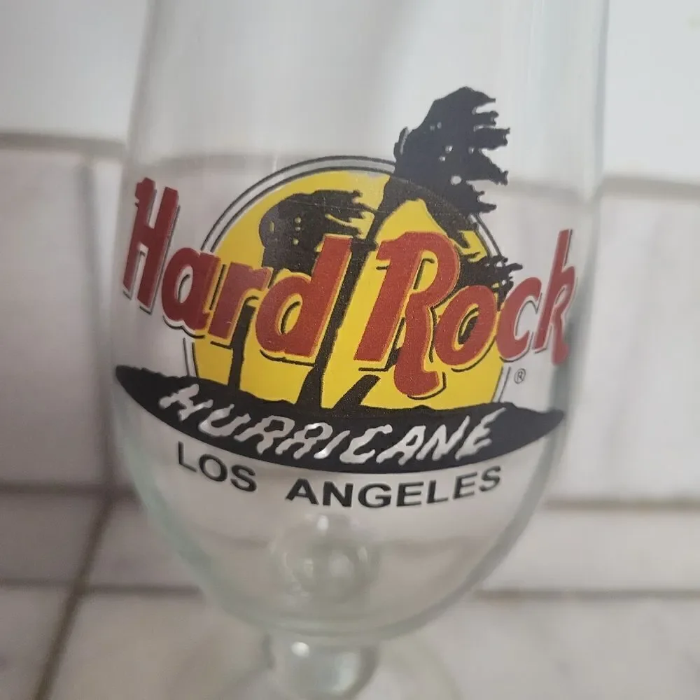 HARD ROCK CAFE Los Angeles Hurricane Glass (Original Edition)